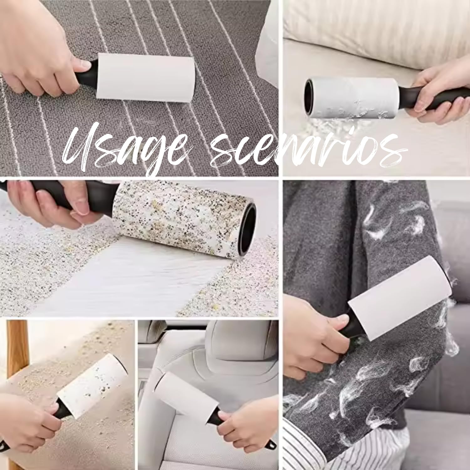 Lint Remover  for Clothes | Extra Sticky Roller with 2 Refills | Pet Hair, Dust, Dirt, Dandruff Removal for Clothes, Carpets, Furniture, Sofa | Reusable Lint Roller Cleaning